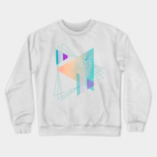 abstract triangles Crewneck Sweatshirt